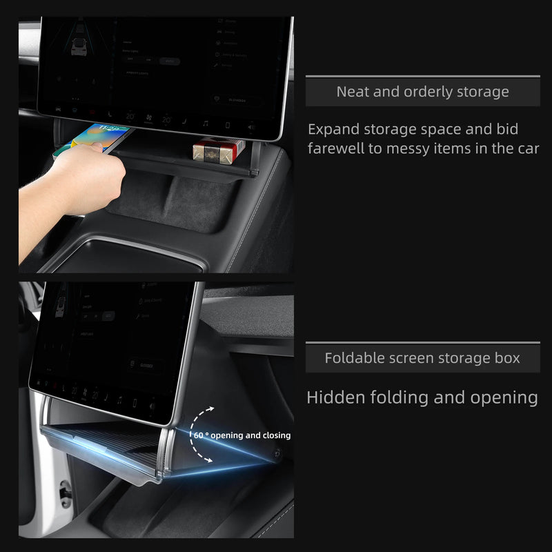 Hidden Storage Organiser Case -For Tesla Model Y  Model 3